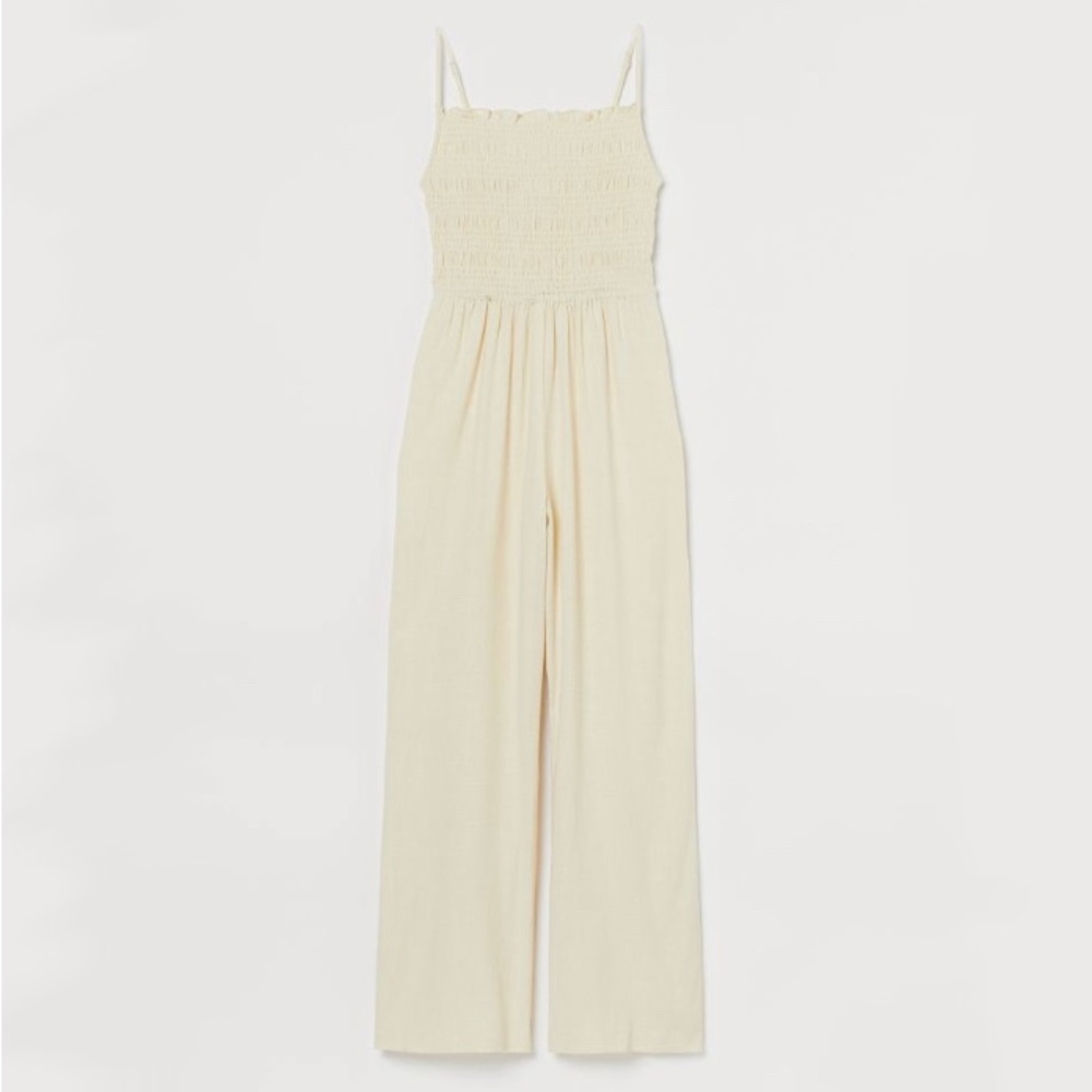 H&M BEIGE JUMPSUIT